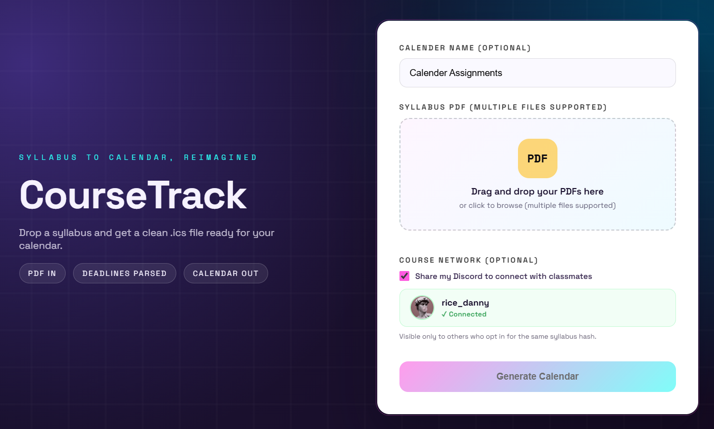 CourseTrack