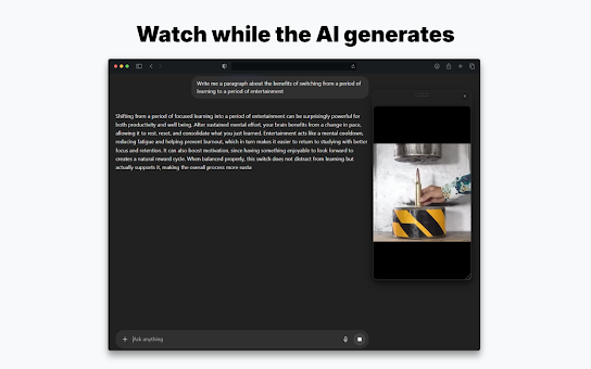 MicroReel Chrome Extension
